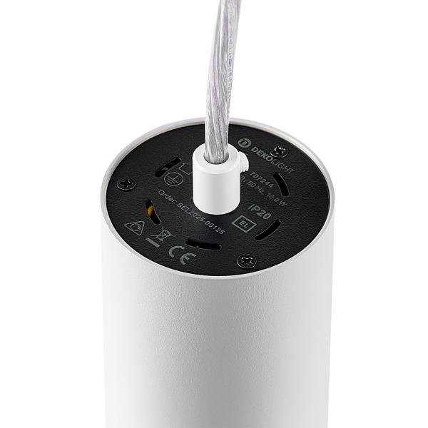 3-Phasen-Pendelleuchte - Lucea 10, 10 W, DALI, 2700 K, Weiß