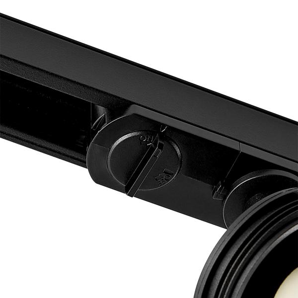 1-Phasen-Spot - Can Base, 1x max. 7,5 W, GU10, Schwarz