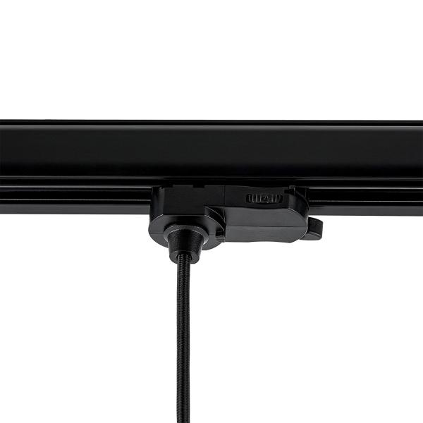 3-Phasen-Pendelleuchte - Can 150, 1x max. 7,5 W, GU10, Schwarz