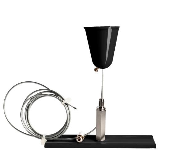 3-Phasen Schienensystem - D Line/Dali Seilabhängungshalter mit Deckenrosette 1,5m