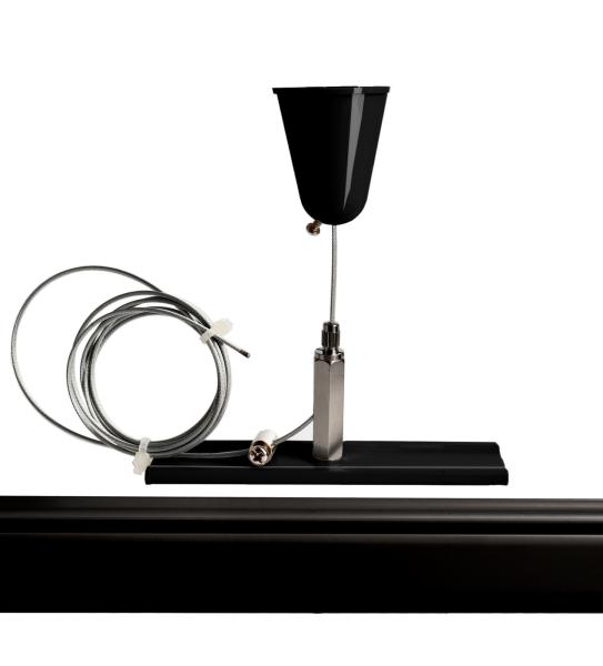 3-Phasen Schienensystem - D Line/Dali Seilabhängungshalter mit Deckenrosette 1,5m