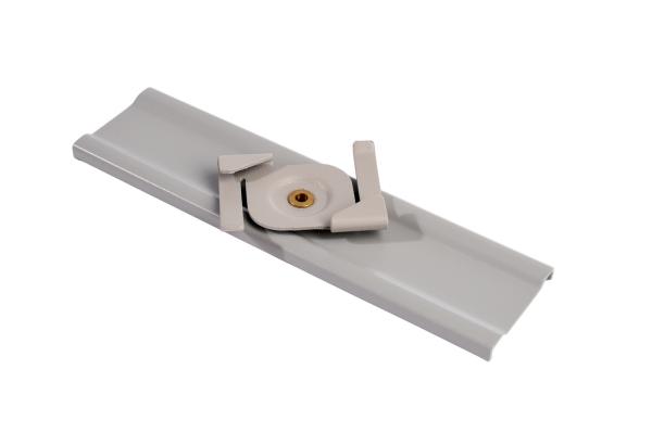 3-Phasen Schienensystem - D Line Rasterdecken Schnellmontageklammer, Hellgrau