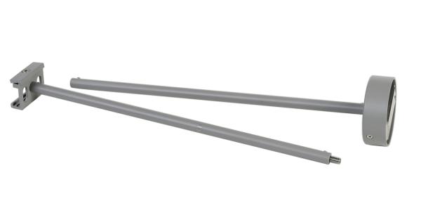 3-Phasen Schienensystem - D Line Deckenabhängung starr (63,5cm) für 3-Phasen, Hellgrau