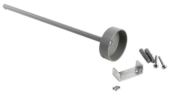 3-Phasen Schienensystem - D Line Deckenabhängung starr (63,5cm) für 3-Phasen, Hellgrau