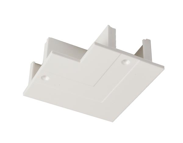 3-Phasen Schienensystem - D Line/Dali Einbau-Abdeckblende 90°-Verbinder, Weiß