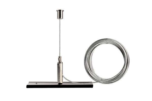 3-Phasen Schienensystem - D Line/Dali Seilabhängungshalter Mini mit 5,0m Abhängeseil