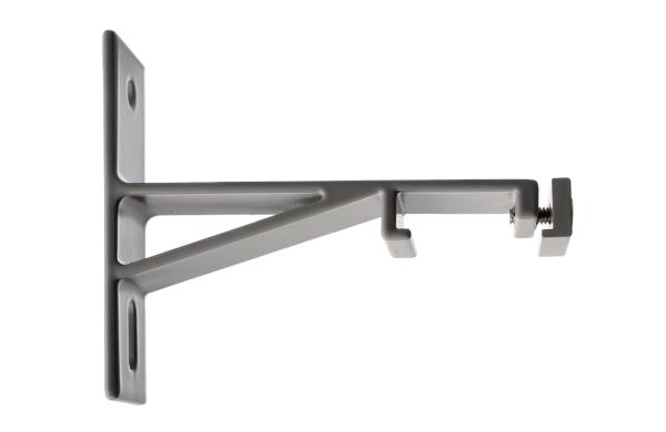 3-Phasen Schienensystem - D Line Wandhalterung, Hellgrau