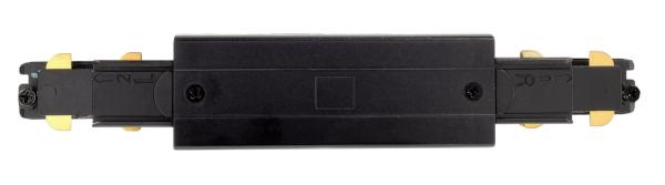 3-Phasen Schienensystem - D Line DALI elektr. Längsverbinder mit Einspeisem. li-re, schwarz