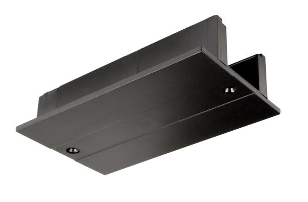 3-Phasen Schienensystem - D Line DALI Einbau-Abdeckblende Längsverbinder, schwarz