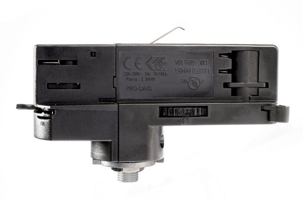 3-Phasen Schienensystem - D Line DALI 3-Phasen Adapter für Leuchtenmontage, schwarz