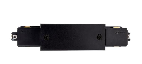 1-Phasen Schienensystem - D One Längsverb. mit Einspeisemög. li-re, schwarz