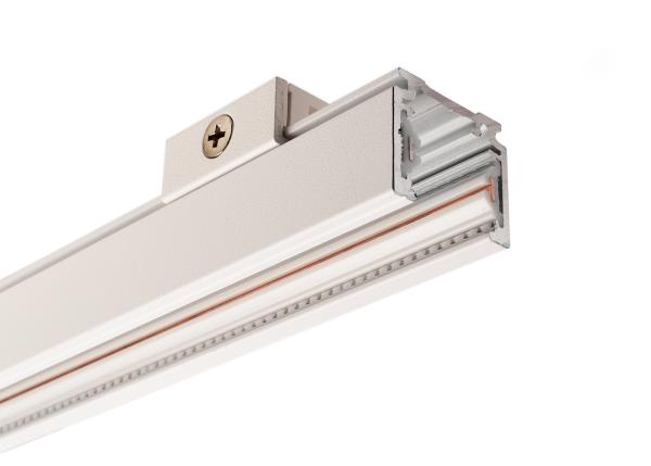 1-Phasen Schienensystem - D One Deckenbefestigung Flex, weiß