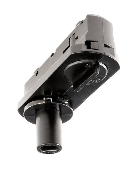 1-Phasen Schienensystem - D One 1-Phasen Adapter für Leuchtenmontage, schwarz