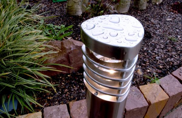 Pollerleuchte - Estada 1000 mm, 1x max. 11 W E27, Silber