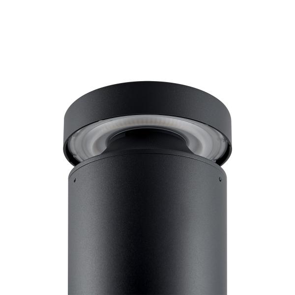 Pollerleuchte - Faro 100, 24 W, DALI, 3000 K, grau