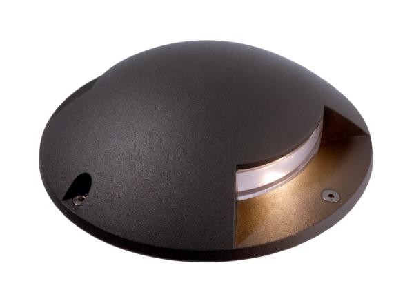 Bodenaufbauleuchte - Helios II, 3,8 W, 3000 K, Dunkelgrau