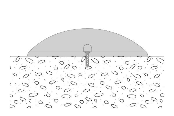 Bodenaufbauleuchte - Helios II, 3,8 W, 3000 K, Dunkelgrau