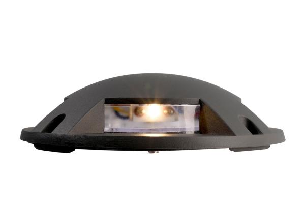 Bodenaufbauleuchte - Helios IV, 5,5 W, 3000 K, Dunkelgrau