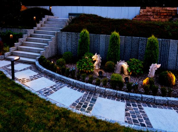 Erdspießstrahler - Spiky, 60mm, 1x 35 W GU10, Grau