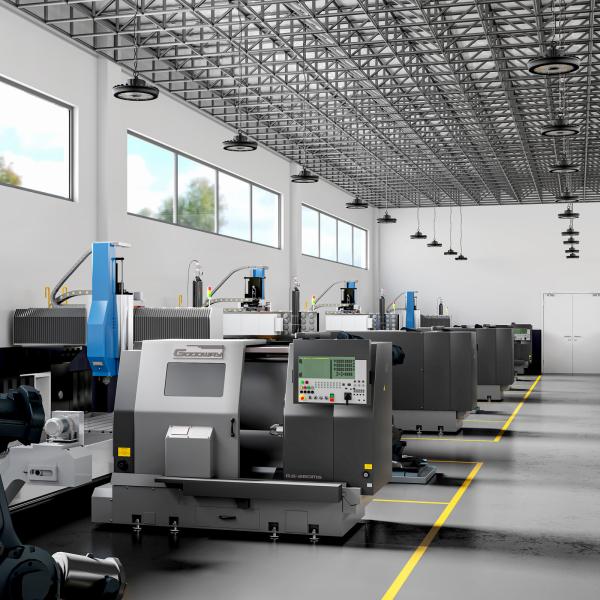 Hallenstrahler - Highbay Basic, 210/160/110W, 4000/4500/5700K, Schwarz