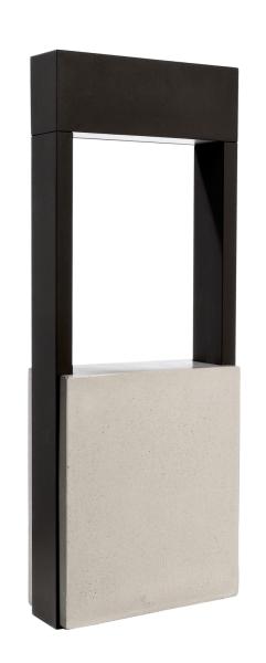 Pollerleuchte - Chertan 450 mm, 13 mm, 3000 K, Grau