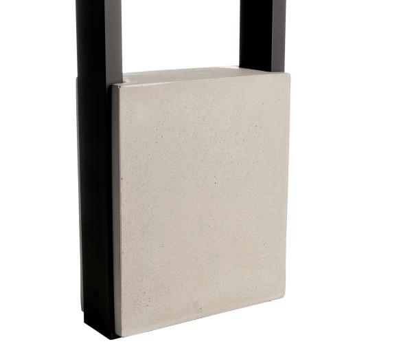 Pollerleuchte - Chertan 450 mm, 13 mm, 3000 K, Grau