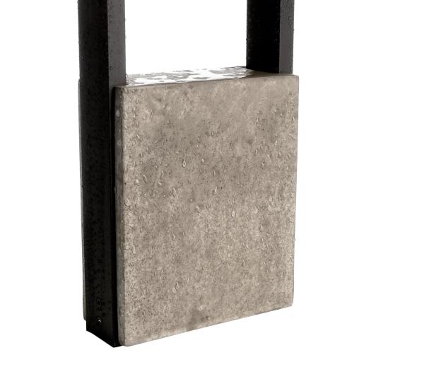 Pollerleuchte - Chertan 600 mm, 13 mm, 3000 K, Grau