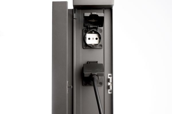 Energieverteiler - Puka Mana 620 mm, 3680 W, 1x max. 13 W E27, Grau