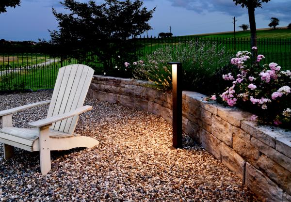 Pollerleuchte - Lerna 1000, 7,4 W, 3000/4000K, Dunkelgrau