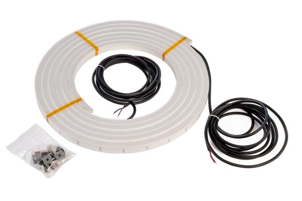 LED Stripe - D Flex Line Side-View, Neon, 24V-10W, 3000K, 5m, PU