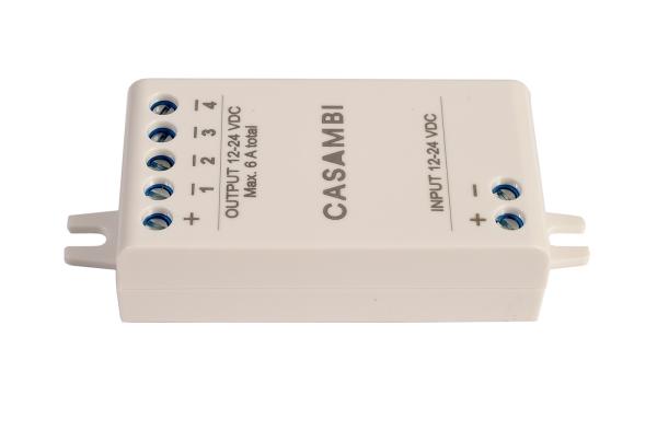 Niedervolt BT Dimmer (CV, DC) - Casambi BT Dimmer CBU-PWM4 (CV, 12-24V, 6A DC)