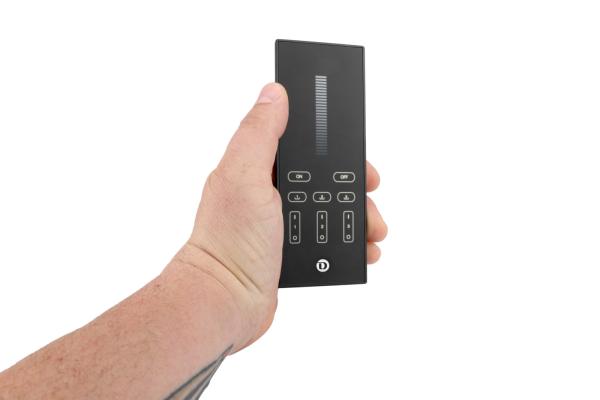 Steuerung RF - RF-smart, Standfernbedienung, schwarz, 3 Zonen, Single