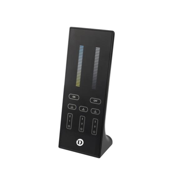 Steuerung RF - RF-smart, Standfernbedienung, schwarz, 3 Zonen, Single/CCT