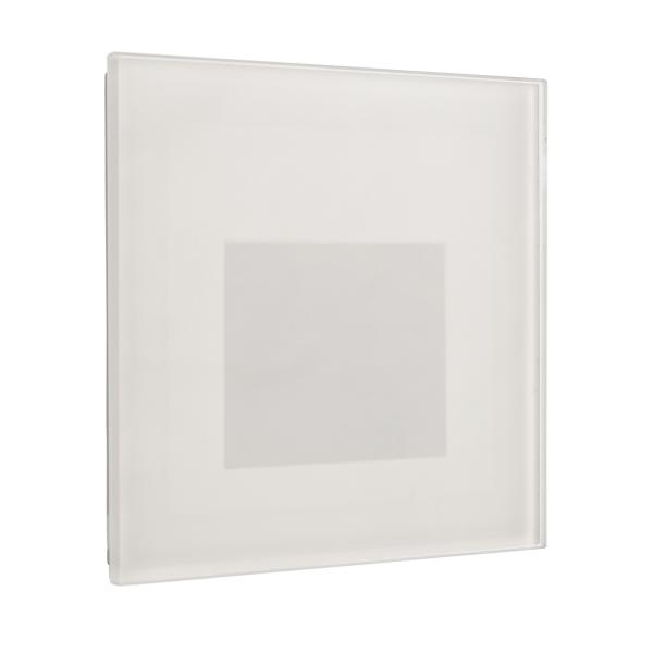 Mechanisches Systemzubehör - Glas-Abdeckung milchig eckig weiß für Alwaid