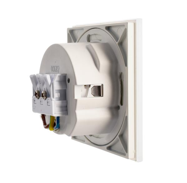 Mechanisches Systemzubehör - Glas-Abdeckung milchig eckig weiß für Alwaid