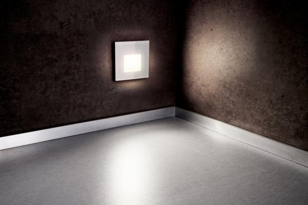 Mechanisches Systemzubehör - Glas-Abdeckung milchig eckig weiß für Alwaid