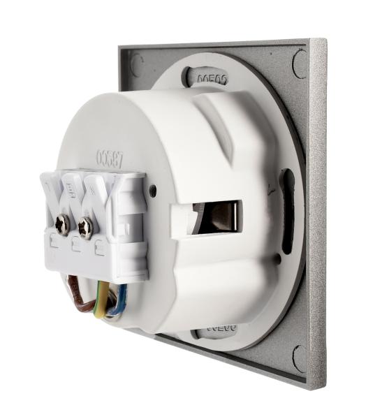 Mechanisches Systemzubehör - Abdeckung eckig Hellgrau für Alwaid