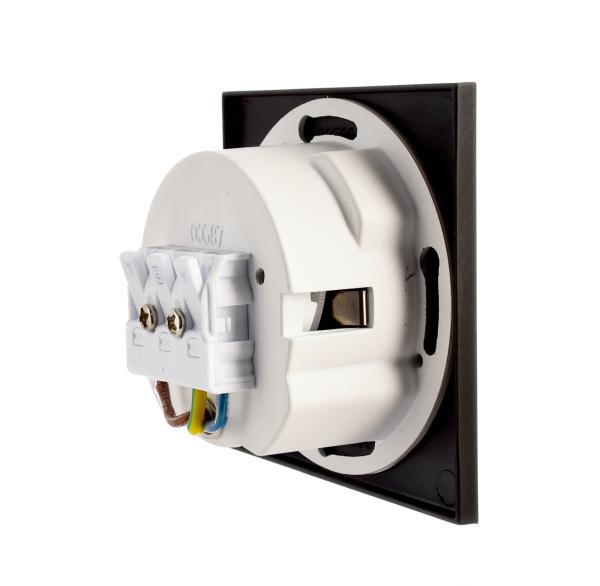 Mechanisches Systemzubehör - Abdeckung eckig schwarz für Alwaid