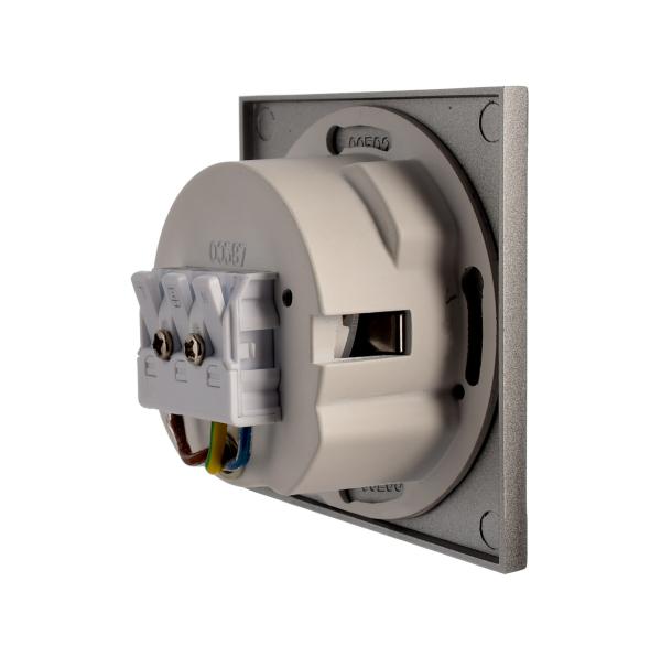 Mechanisches Systemzubehör - Abdeckung eckig Hellgrau Stufe für Alwaid