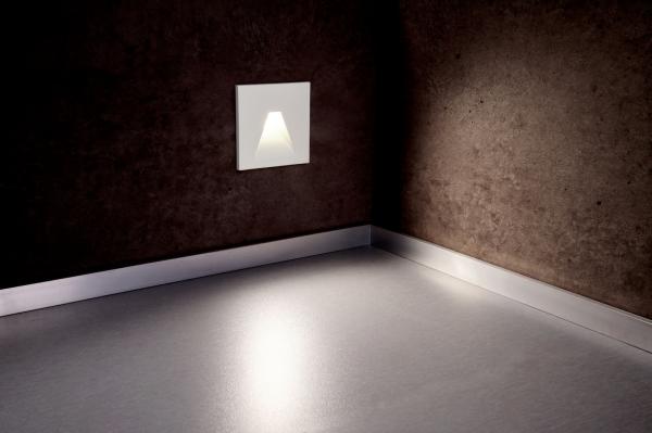 Mechanisches Systemzubehör - Abdeckung eckig weiß Winkel für Alwaid