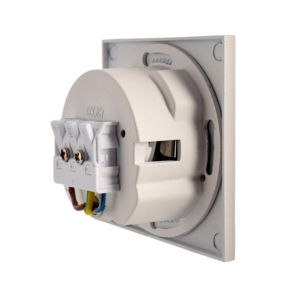 Mechanisches Systemzubehör - Abdeckung eckig weiß Auge für Alwaid