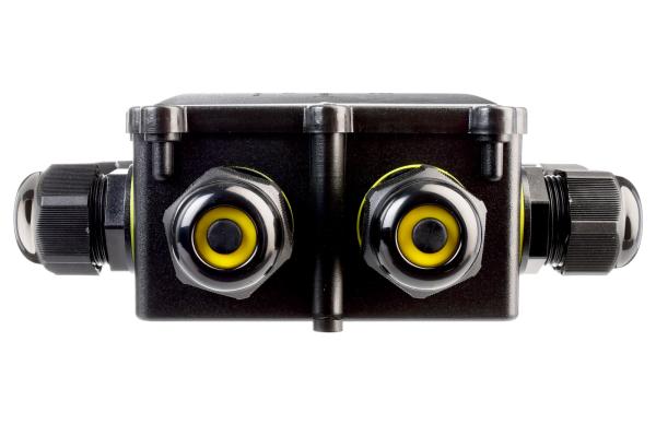 Elektrisches Montagezubehör - Outdoor 10-fach-Verteiler f. 2-10 Kabel 4-14mm, 0.5-4mm², 450V AC/24A