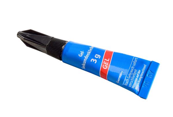 Chemisches Montagezubehör - Gelkleber zum Verkleben von Endkappen, 3g