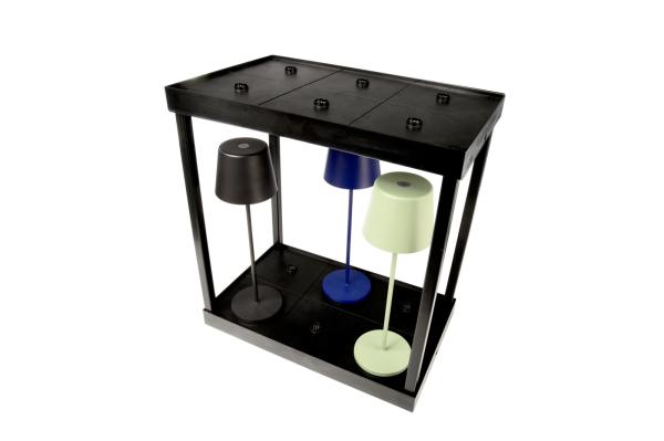 Elektrisches Systemzubehör - 6-fach Ladestation inkl. Netzgerät für Leuchte Canis