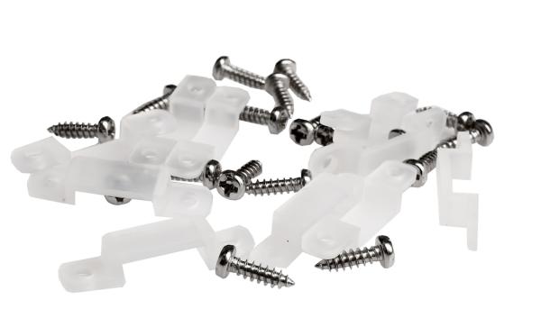 Mechanisches Systemzubehör - Silikon Klammern für Sauna / Facade Long Run W/CCT Stripe