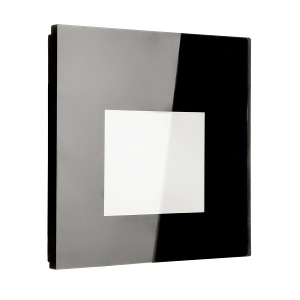 Mechanisches Systemzubehör - Glas-Abdeckung milchig eckig schwarz für Alwaid