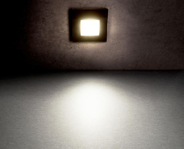 Mechanisches Systemzubehör - Glas-Abdeckung milchig eckig schwarz für Alwaid