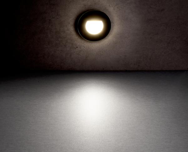 Mechanisches Systemzubehör - Glas-Abdeckung milchig rund schwarz für Alwaid