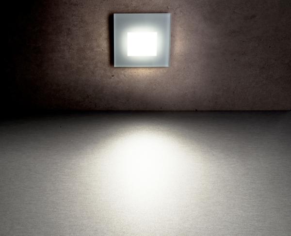 Mechanisches Systemzubehör - Glas-Abdeckung milchig eckig Hellgrau für Alwaid