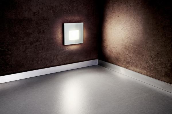 Mechanisches Systemzubehör - Glas-Abdeckung milchig eckig Hellgrau für Alwaid